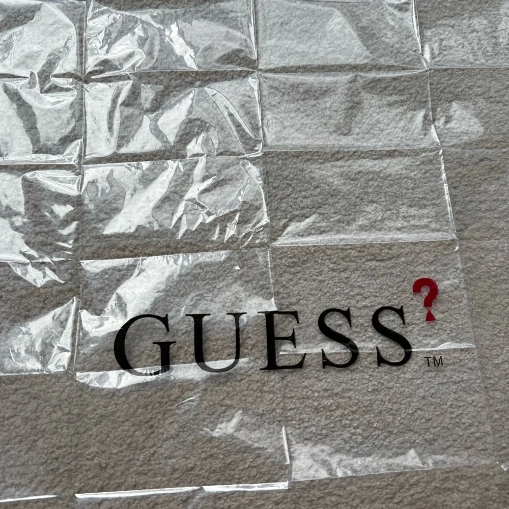 Guess Dry Cleaning Bag Clear Plastic Guess Garment Bag For Hanging Clothes New